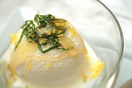 Honey & Lemon Buttermilk Ice Cream